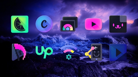 Download Kraken - Dark Icon Pack Mod Apk