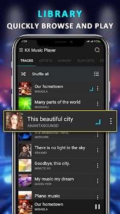 Download KX Music Player Pro Mod Apk
