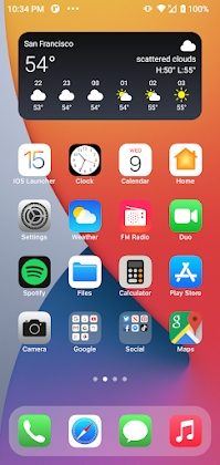 Launcher iOS 15 Mod Apk