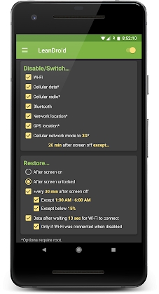 Download LeanDroid (ROOT): Most advanced battery saver Mod Apk
