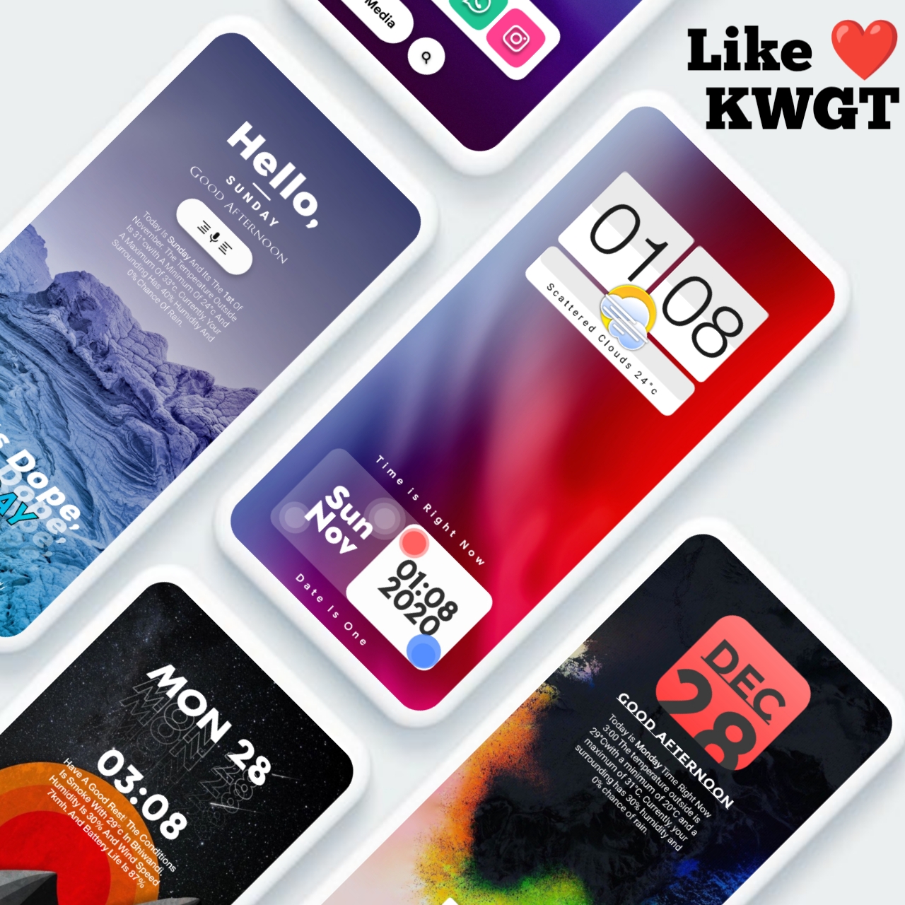 Download Like ❤️ KWGT Mod Apk