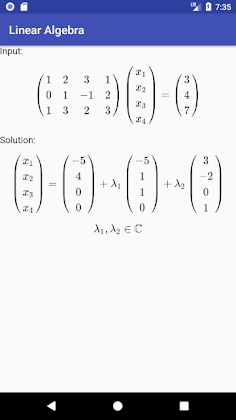 Download Linear Algebra Calculator Mod Apk