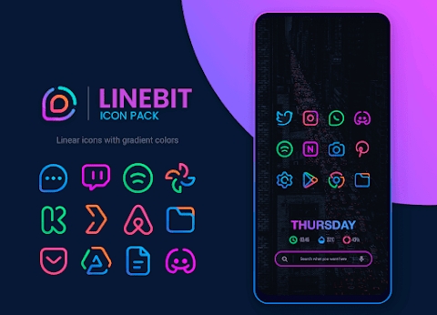 Linebit - Icon Pack Mod Apk