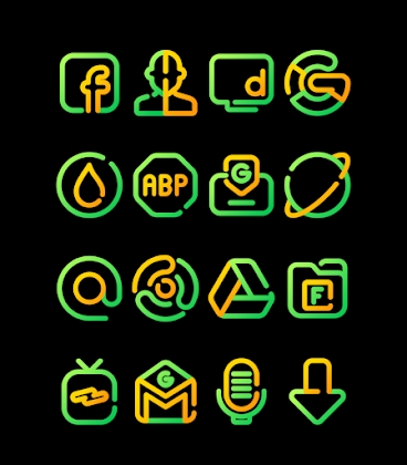 Download LineBula Sunflower - Icon Pack Mod Apk