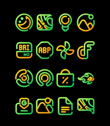 LineBula Sunflower - Icon Pack Mod Apk