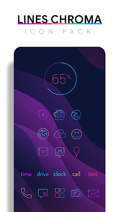 Lines Chroma - Icon Pack Mod Apk