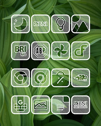 Lines Square - White Icon Pack Mod Apk