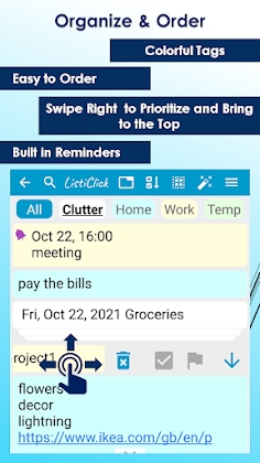 Download ListiClick - Quick List & ToDo Mod Apk