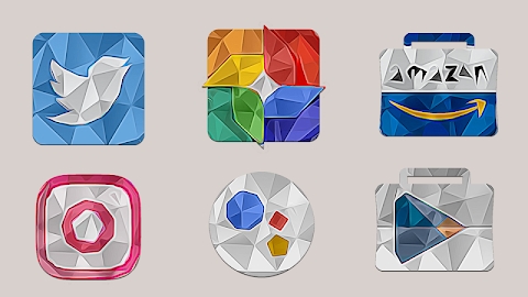 LOW POLY - Icon Pack Mod Apk