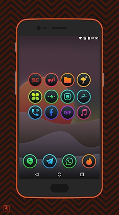 Download Lux Dark: gradient icons Mod Apk