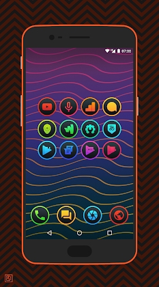 Lux Dark: gradient icons Mod Apk
