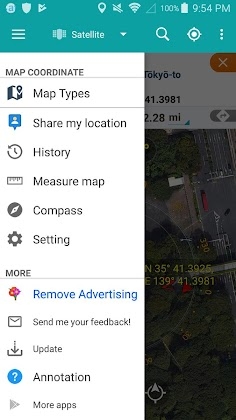 Map coordinate Mod Apk