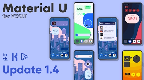 Material U Android 12 widgets Mod Apk