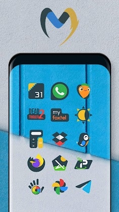 Material UI Dark Icon Pack Mod Apk