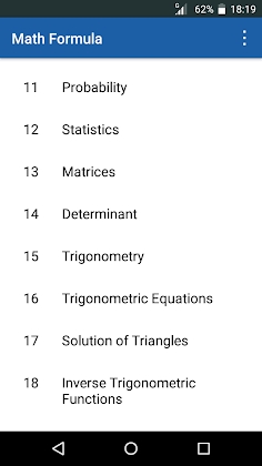 Math Formula for 11th 12th Mod Apk