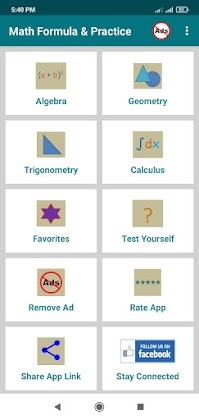 Math Formula with Practice Mod Apk