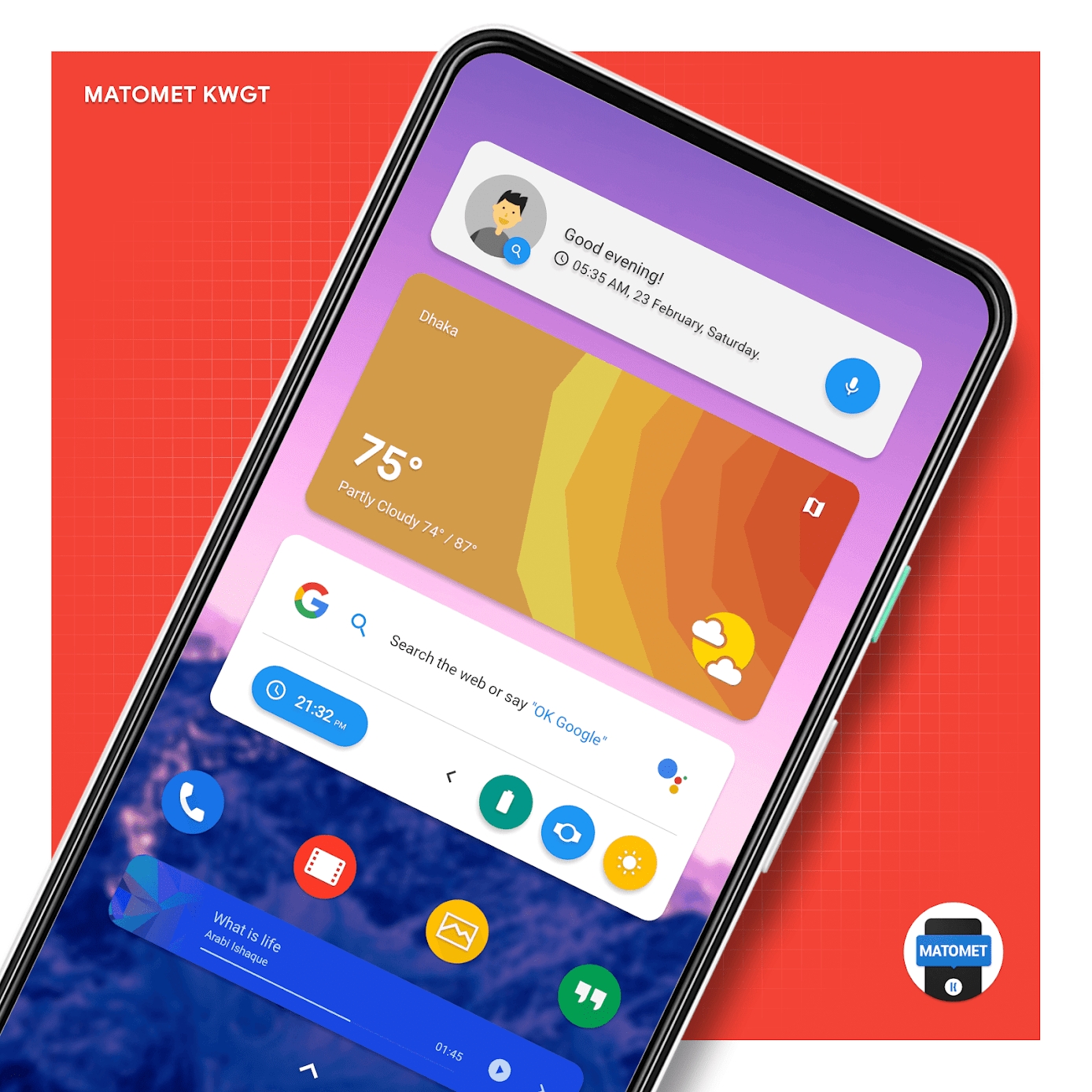 Download Matomet KWGT Mod Apk