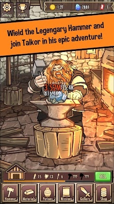 Medieval Clicker Blacksmith - Best Idle Tap Games Mod Apk