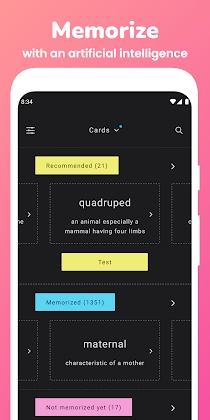Memorize: Learn GRE Vocabulary with Flashcards Mod Apk