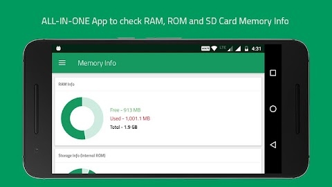 Download Memory Info (RAM, ROM Internal & SD Card External) Mod Apk