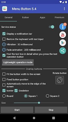 Download Menu Button (No root) Mod Apk