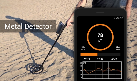 Metal Detector - EMF detector, Body scanner Mod Apk