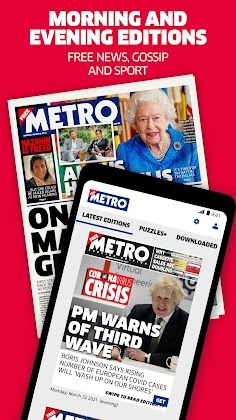 UK News App | Daily Newspaper & Puzzles | Metro Mod Apk