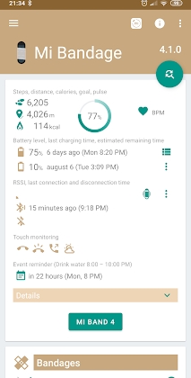 Mi Bandage for Mi Band and Amazfit Mod Apk