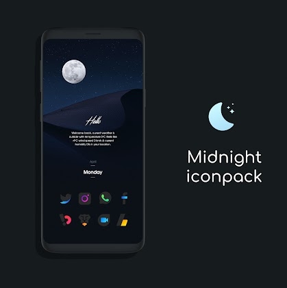 Midnight Icon Pack Mod Apk