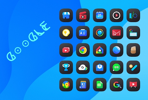 Download Mignon Dark Icon Pack Mod Apk