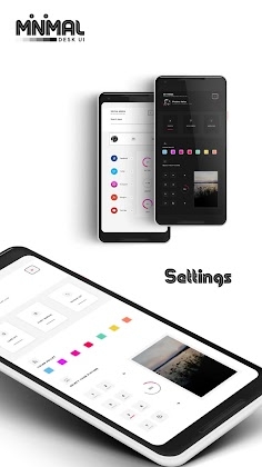 Download Minimal Desk UI klwp/Kustom Mod Apk