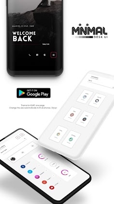 Minimal Desk UI klwp/Kustom Mod Apk