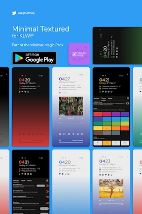 Minimal Magic Pack for KLWP (Kustom Themes) Mod Apk