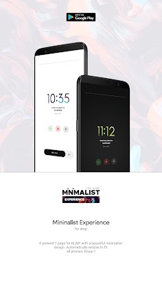 Minimalist Experience for KLWP Mod Apk