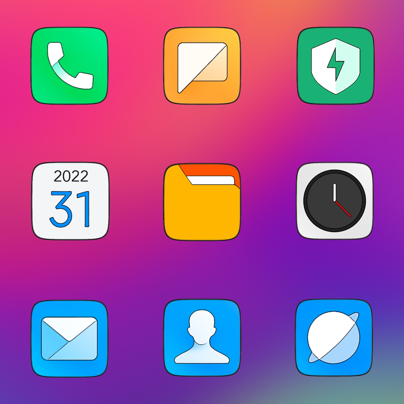 Download MIUl Carbon - Icon Pack Mod Apk