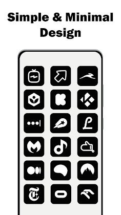 Download MiUi 13 Black - Icon Pack Mod Apk