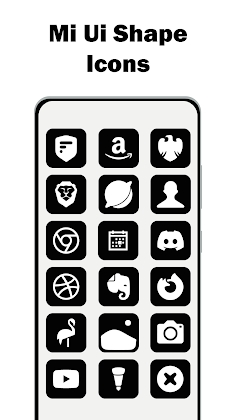 MiUi 13 Black - Icon Pack Mod Apk