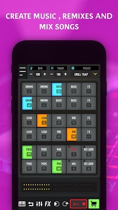 MixPads - Drum pad machine & DJ Audio Mixer Mod Apk