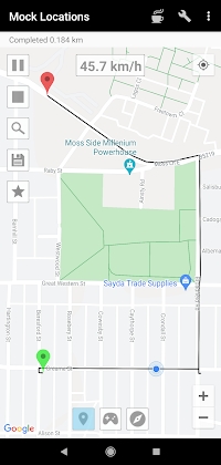 Mock Locations (fake GPS path) Mod Apk
