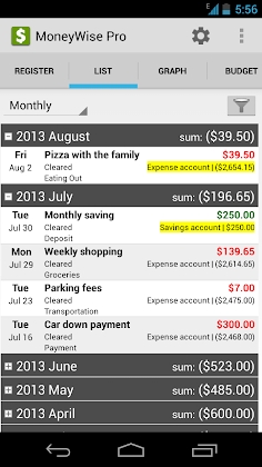 Download MoneyWise Pro Mod Apk