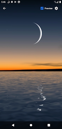 Moon Over Water Live Wallpaper Mod Apk