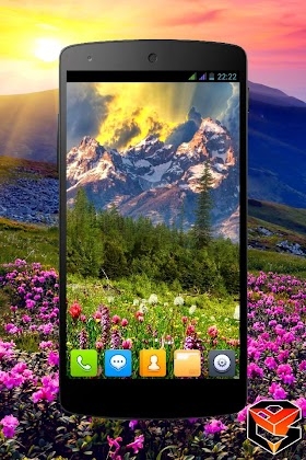 Download Mountain Flowers Pro Live Wallpaper Mod Apk