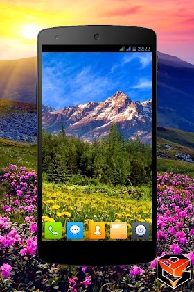 Mountain Flowers Pro Live Wallpaper Mod Apk