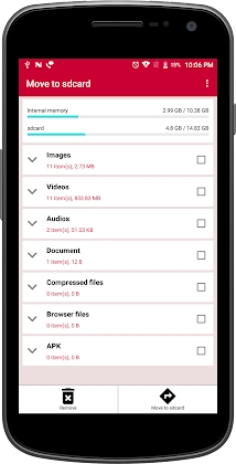 Move files to SD card Mod Apk
