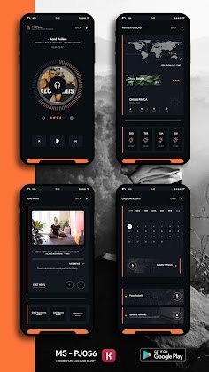 Download MS - PJ056 Theme for KLWP Mod Apk