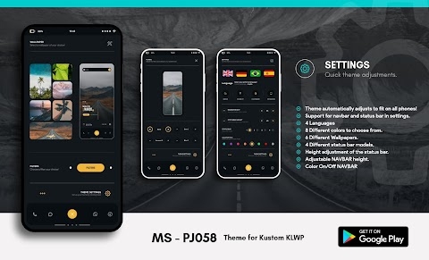 Download MS - PJ058 Theme for KLWP Mod Apk
