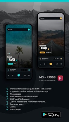 MS - PJ058 Theme for KLWP Mod Apk