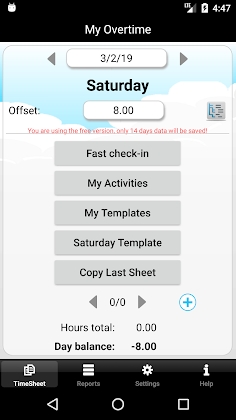 Download My Overtime - working hours Mod Apk