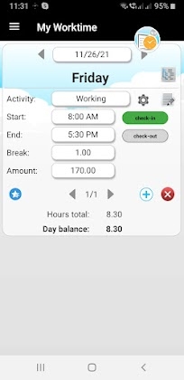 My Worktime - Timesheets Mod Apk