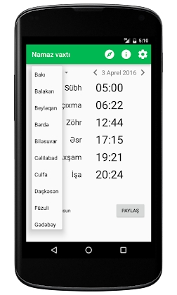 Download Namaz vaxtı Mod Apk